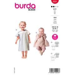 Patron Burda kids n°9201 : Robe