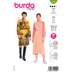 Patron Burda n°5696 : Robe