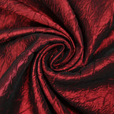 Lola crimson red crinkled polyester