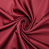Plain polyester satin Inès burgundy