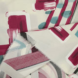 Cotton printed abstract clay background