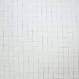 White checkered polycotton poplin