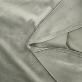 Very soft light gray velvet jersey
