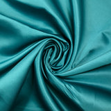 Plain polyester satin Inès duck green