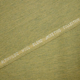 Fine yellow and green melange wool blend