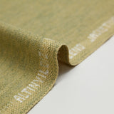 Fine yellow and green melange wool blend