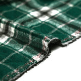 Flanelle matelassée à carreaux Adèle vert bouteille