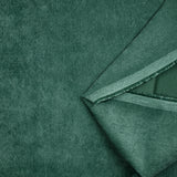 Velours polyester fines côtes vert pin