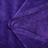 Purple bamboo terry cloth sold by the meter