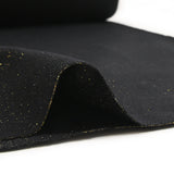 Lurex-golden tubular black man sold by the meter