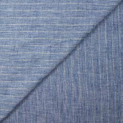 chambray rayure Lurex Manon fond bleu