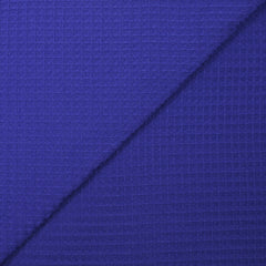 Coton 100% nid d'abeille bleu roi