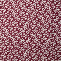 Coton batik imprimé Ghaziabad fond lie de vin