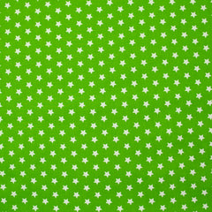 Coton imprimé étoile 1cm vert pistache