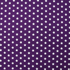 Coton imprimé étoile 1cm violet