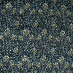 Coton liberty ® Métal Queen bleu au mètre