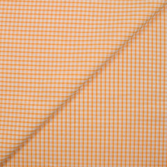 Coton Vichy 3mm abricot