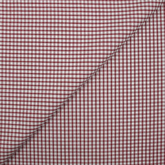 Coton Vichy 3mm bordeaux
