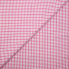 Coton Vichy 3mm rose