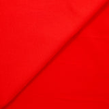 Crêpe de chine polyester rouge groseille