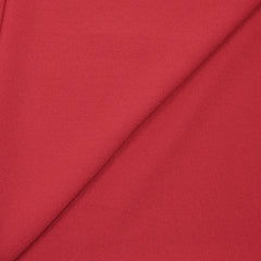 Crêpe de polyester rouge
