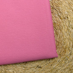 Crêpe satin gaufré viscose rose bonbon
