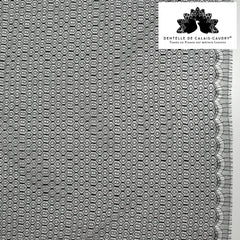 Dentelle de Calais® Calypia noir au mètre