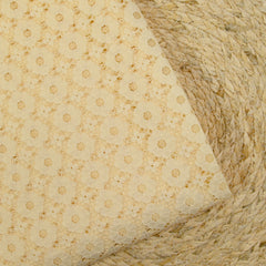 Dentelle fleurs ivoire