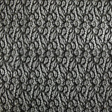 Fancy golden polyester lace embroidered with black lurex