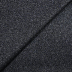 Drap de laine chiné gris anthracite et bleu