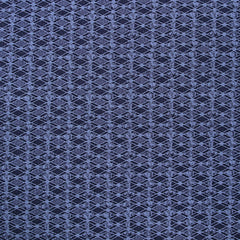 Jean's jacquard polyviscose losange fond marine