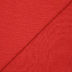 Jersey bord-côte tubulaire lourd rouge