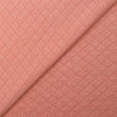 Jersey de coton matelassé Josie saumon