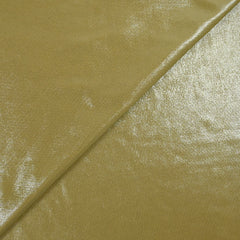 Jersey de polyester lamé curry vert
