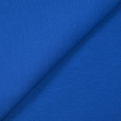 Jersey double face de coton bleu