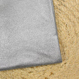 Jersey viscose fin gris lamé argent
