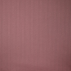 Jersey pointelle 100% coton vieux rose