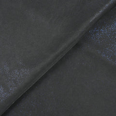 Maille fine Lurex bleu fond noir