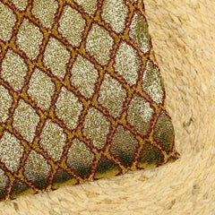 Maille lurex serpent doré