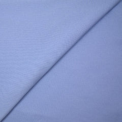 Maille polo coton bleu bleuet