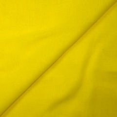 Mousseline de 100% soie unie jaune fluo