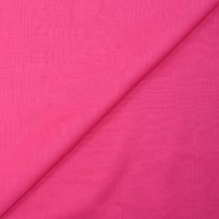 Mousseline de 100% soie unie rose