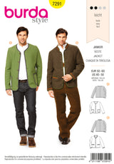 Patrón N °: 7291 Chaqueta de estilo country
