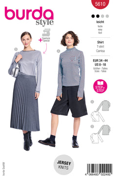 Patron Burda n°5609 : Robe & T-shirt