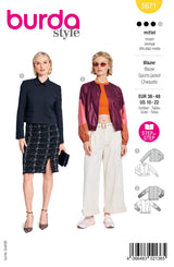 Patron Burda n°5671 : Veste