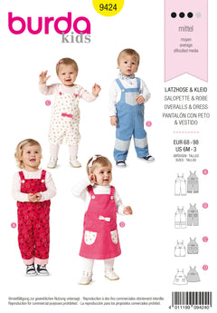 Patron n°9424 : Salopette, Robe chasuble