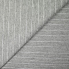Polycoton rayure texturée ton sur ton fond gris
