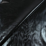Polyester fin noir brillant