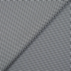 Polyester Vichy 2 mm blanc et noir