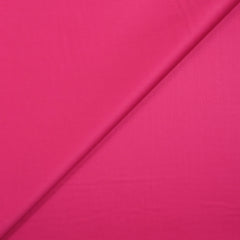 Popeline de coton satinée fuchsia